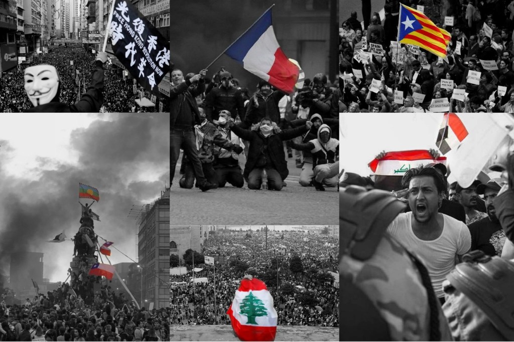 2019: Los estallidos sociales como&nbsp;protagonistas